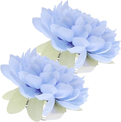 Gordijn Tiebacks - Gordijn Clips - Raam Decoratie - Eenvoudige Bevestiging - 10 cm - Hemelsblauw