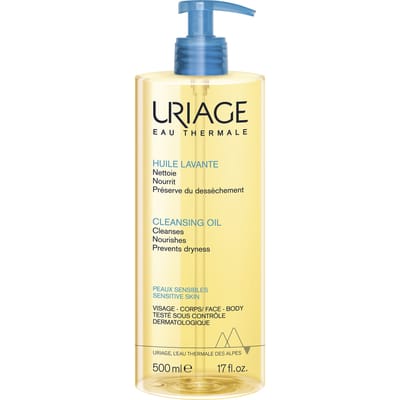 Cleansing Oil 500 ml – Thermal Water Base, Nourishing Formula For Sensitive Skin, Face And Body Use, Hydrating Daily Wash, Prevents Dryness, Dermatologist Tested, Ideal For Dry Skin