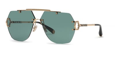 Philipp Plein SPP111 Oro rose' lucido c/parti palladio lucido 66/11/135 UNISEX Zonnebrillen