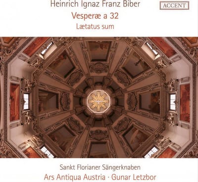 Sankt Florianer Sängerkanben, Ars Antiqua Austria, Gunar Letzbor - Heinrich Ignaz Franz Biber: Vesperae A 32 (CD)