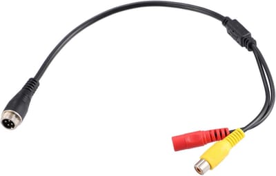 4-pins naar RCA Adapter Kabel voor Auto Camera en Monitor