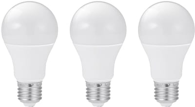 Kobi LED Lamp E27 10W - 950lm - 6000K - 230V - Standaardvorm - Voor Garage, Spiegelverlichting of Kelder - 3 stuks