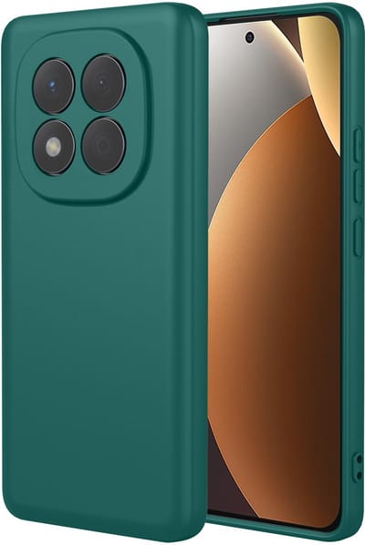 MobyDefend Hoesje - Geschikt voor Xiaomi Redmi Note 15 Pro 4G - Matte Siliconen Backcover - Groen