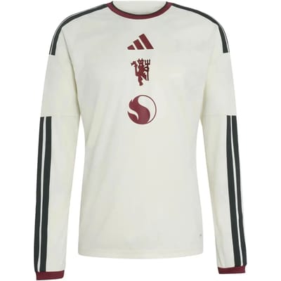 adidas Manchester United FC 26/27 Long Sleeve Third Shirt - Beige- Heren, Beige M