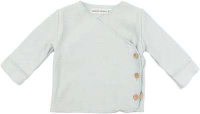 Bamboom Overslagshirt - 1 Mnd - Sky Grey