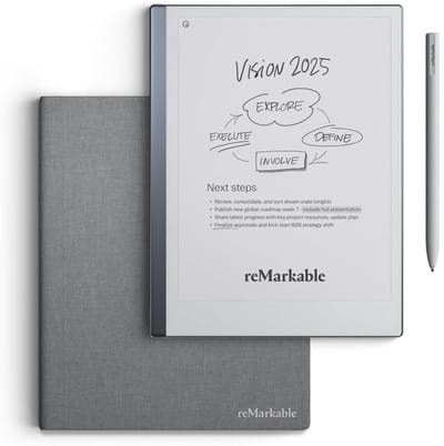 reMarkable 2 Bundle met Marker Basic en Folio Case Grey