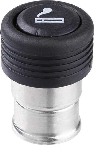 Sigaretten aansteker | Autoaansteker | 12 volt | Vervangend onderdeel | Zwart
