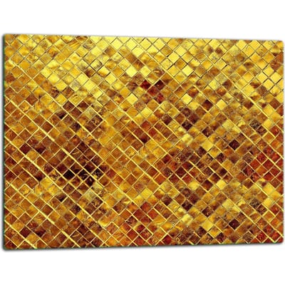TMK ArtDeko - Snijplank - 52x40 cm - Glas - Gouden Ontwerp