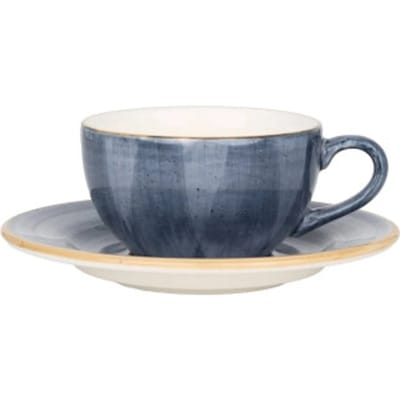 Bonna Aura Dusk - Koffie kopjes & schotel - 250 cc - Porselein - set van 6