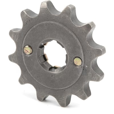 Chaîne 530 Pignon Avant Cog Arbre 0,8in Alliage de Fer pour Moto Pit Dirt Bike VTT Go Kart Quad gray