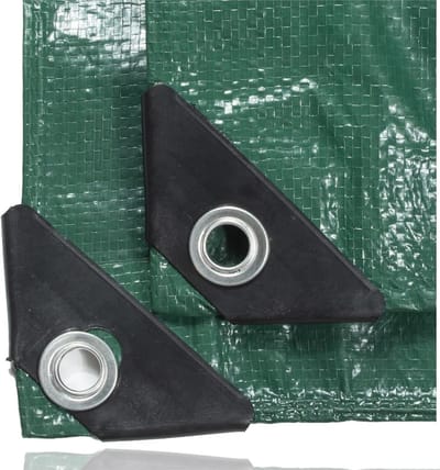 Multifunctioneel 3 x 3 afdekzeil - waterdicht, groen, 200 g/m²