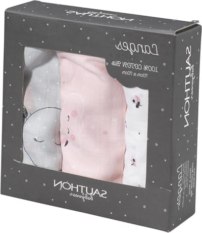 Baby Luiers - Deken Wikkeldoek - Babyverzorging - Biologisch Katoen - 70 x 70 cm - Roze