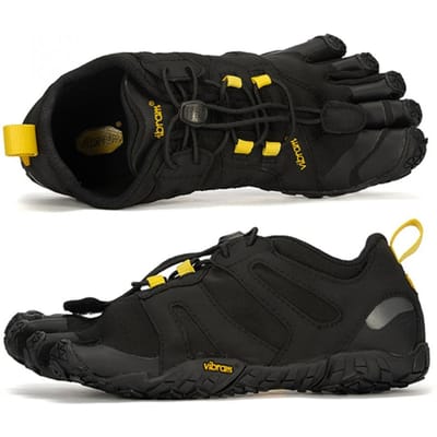 Vibram 5 Fingers V Trail 2.0 Dames Zwart Geel  19w7601  V Trail 2.0 Barefoot V-TRAIL 2.0 WOMEN BLACK/YELLOW (35) black