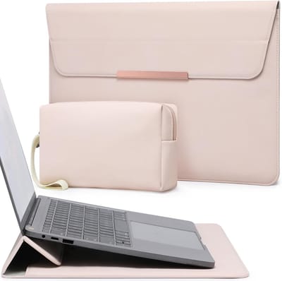 Laptop Sleeve voor 15-16 Inch MacBook Pro en Samsung Galaxy Book met Stand en Smiley Design