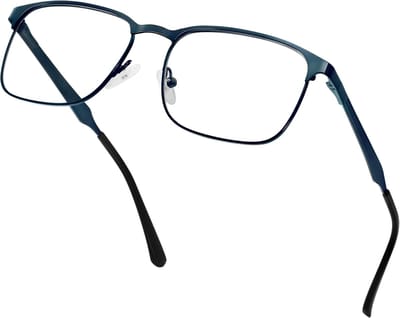 Blauw Licht Bril - Computer Bril - Scherm Tijd - Metaal Frame - Unisex - Zwart