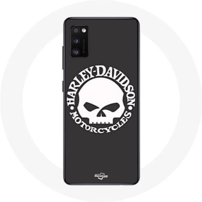 Samsung Galaxy A41 hoesje Harley Davidson Motors Schedel