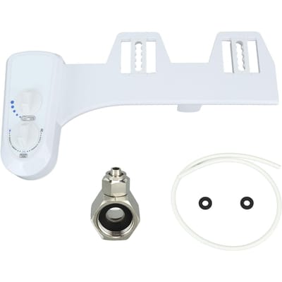 Bidet Opzetstuk Zelfreinigend Dubbele Sproeikop Verstelbare Waterdruk Koud Water Toilet Bidet voor