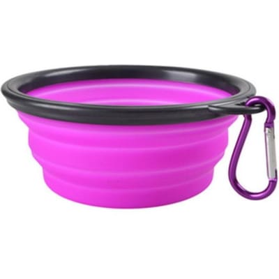 Draagbare Siliconen Huisdierkom, Opvouwbaar Ontwerp, Buiten Reizen Voedsel- en Waterkom voor Katten en Honden 350 ml