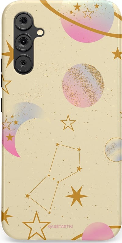 Casetastic Hoesje Geschikt voor Samsung A34 (5G) - Stijlvolle Beschermende Duo-layer Case - Zomerse nacht