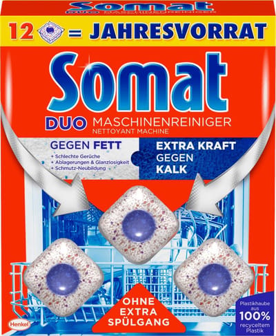 Somat Machinereiniger Tijdens de Wasbeurt - 12 Tabletten - Voordeelverpakking