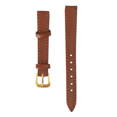 Allecto - Horlogeband - Universele Horlogeband - Duurzaam en Comfortabel - Bruin - Reservearmbanden - Geschikt voor Mannen en Vrouwen - 12 mm tot 2...