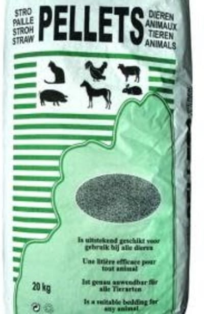 Stropellets bedding - 100% zuiver tarwestro - 20 kg