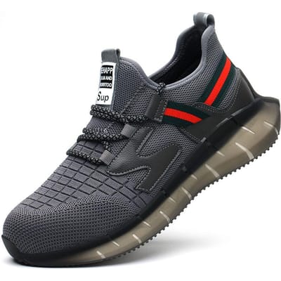 Chaussures d'assurance travail pour hommes, protection anti-écrasement et anti-perforation, vieilles chaussures de sécurité de travail d'assurance 48