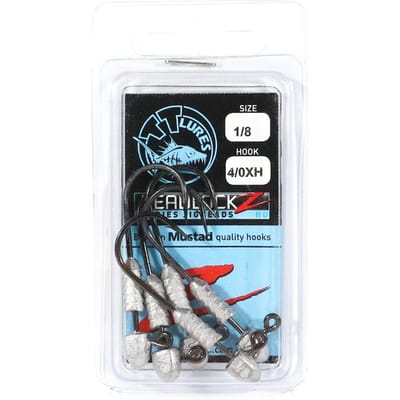 Tackle Tactics TT Headlockz HD jigkop 1/8 oz 4/0 XH 5/verpakking (3399)