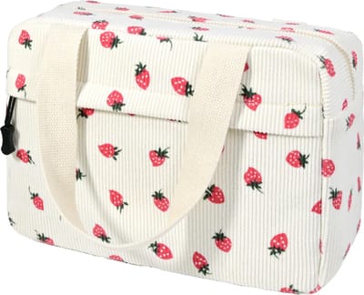 JGS ® Stijlvolle en Ruime Corduroy Reistas voor Dames met Praktische Indeling