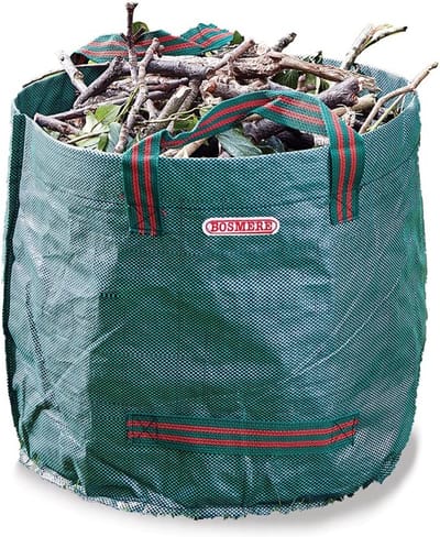 Tuinafvalzak - Compostzak Opruimzak - Tuinafval Verzamelen - Semi-rigide Constructie - 63 Liter - Groen