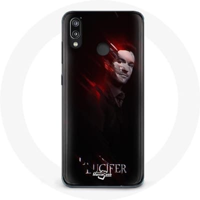 Coque pour Huawei P20 Lite - MANIACASE - Lucifer Série - Noir - Rigide - Protection noir