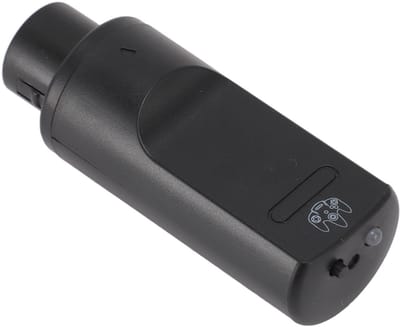 Jhubersproducts - Draadloze Controlleradapter - Converter voor N64-console - Eenvoudige Configuratie - Ondersteunt Meerdere Draadloze Controllers -...