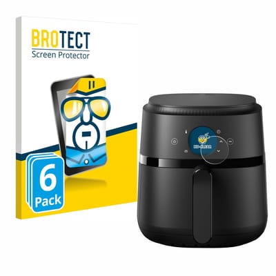 BROTECT - Screenprotector voor Philips Airfryer 2000 Gen 2 4,2L - Folie Beschermfolie transparant 6 Stuks