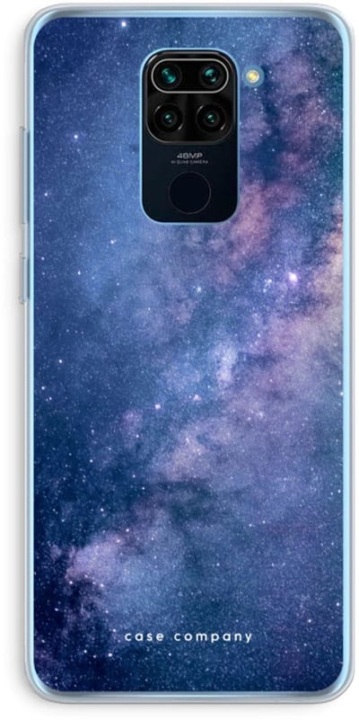 Case Company® - Hoesje geschikt voor Xiaomi Redmi Note 9 hoesje - Nebula - Soft Cover Telefoonhoesje - Bescherming aan alle Kanten en Schermrand