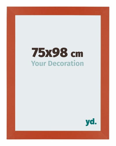 Your Decoration - Puzzellijst 75x98 cm - Oranje - Puzzellijst 1500-2000 stukjes - MDF Fotolijst - Mura
