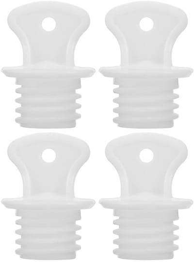 Dailygoods- Warmwaterkruikdeksel - 4 Stuks - Afsluitstopper/Warmwaterzakdeksel - Flessenopzetstuk - Rubber/Waterflesopzetstuk - Eenvoudige Installatie - Veelzijdig Inzetbaar - Warmwaterzak