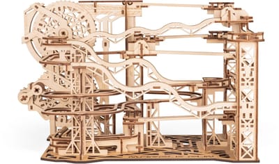 Eco Wood Art Modelbouwpakket Marble Run - 3D Puzzel - Miniatuur Bouwpakket Volwassenen - DIY - Knutselen - Hout