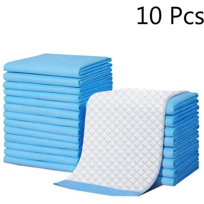 10 stuks Super Absorberende Hond Kat Wegwerpluier Dik Deodorant Puppy Huisdier Urine Luier Inlegger Mat Kattenbak Toilet Honden Producten L-60x60cm