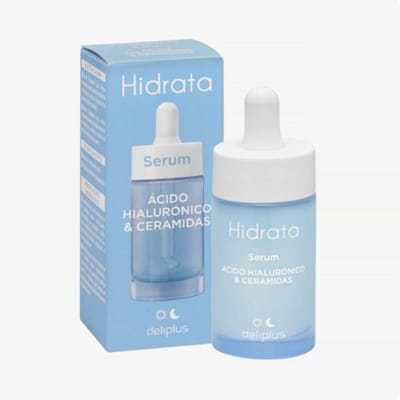 Deliplus gezichtsserum met hyaluronzuur en ceramiden hydrateert alle huidtypen 30ml