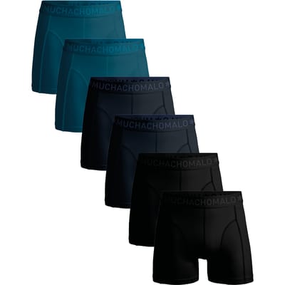 Muchachomalo Boxershorts Heren – 6 Pack – 95% Katoen – Normale Lengte – Heren Ondergoed – Onderbroeken Heren