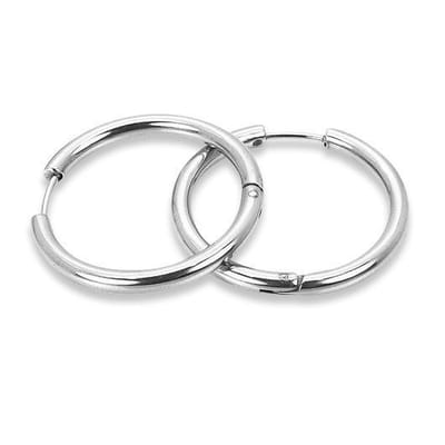 Amanto Oorbellen Davz - 316L Staal - 3mm - ∅31mm