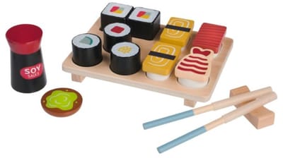 Playing Kids Houten Sushi Set