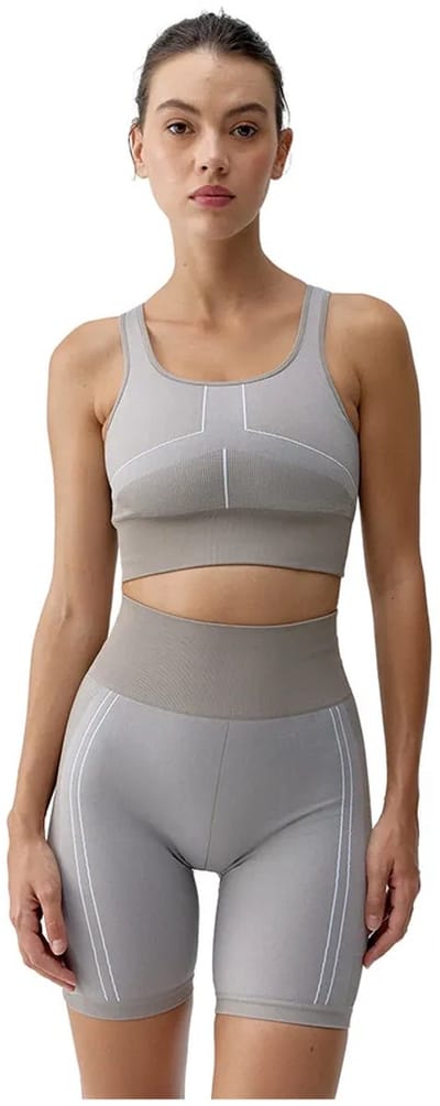 Born Living Yoga Cara Sporttop Met Hoge Ondersteuning Grijs S Vrouw