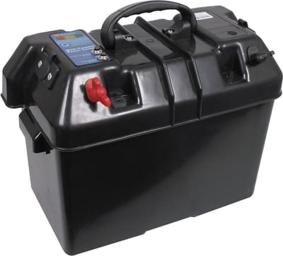 Exalto Accubak met 12V aansluiting - 60A-10A zekeringen