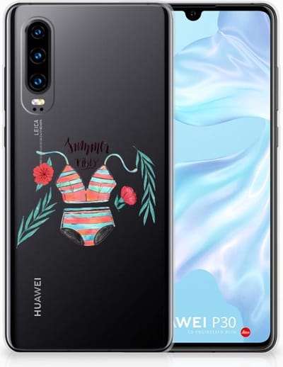 Huawei P30 Telefoonhoesje met Naam Boho Summer