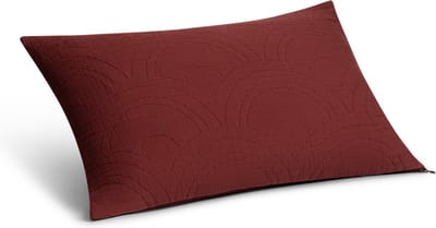 Yumeko sierkussenhoes mousseline katoen arch bordeaux 40x60