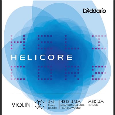 D'Addario H313-44M violin string D-3 4/4, medium, titanium wound