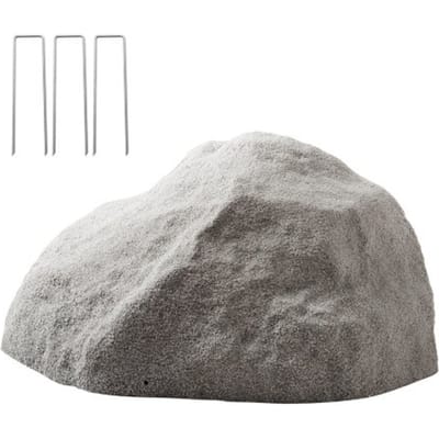 VEVOR Cover Rock, Kunstmatige Stenen Afdekking voor Buiten, Tuinrots met Steenlook, Lichtgewicht en Weerbestendige Kunstmatige Rots voor Landschapsarchitectuur, Tuindecoratie, Transformatorhuis, Donkergrijs, Maat M