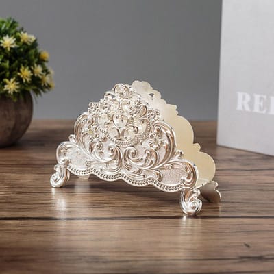 Porte-mouchoirs de table de style européen, support de serviette en métal, artisanat d'art, décoration de la maison, hôtel, restaurant, bureau, café, ornements, cadeau