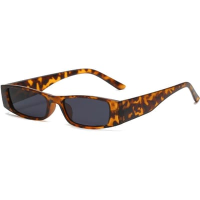 Beschermende Bril Kleine Vierkante Zonnebril dames Smal Montuur Design Mode Zwarte Zonnebril Voor Vrouwelijke Trend Glazen UV400 voor dagelijks gebruik W141384WW-